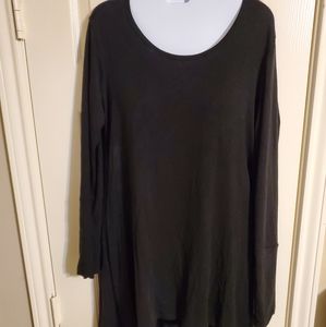 Maggie Fit High Low Black Tunic